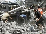 Целью бомбардировки стал штаб так называемой Оперативной группы - подразделения палестинского МВД, подконтрольного движению "Хамас" и укомплектованного боевиками-исламистами