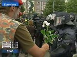 В результате беспорядков в германии пострадали 443 полицейских и 500 демонстрантов 