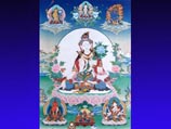 Медитация на Белую Тару (Белую Освободительницу), которая, как  считается в буддийской традиции, развивает сочувствие, привносит умиротворение и терпимость в отношения людей