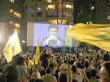 Генеральный секретарь "Хизбаллах" шейх Хасан Насралла выступил с видеообращением к тысячам собравшимися через огромные экраны
