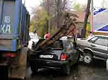 "КамАЗ" с отказавшими тормозами протаранил 10 автомобилей в Оренбурге