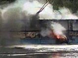 В китайском городе Сиань загорелся переполненный троллейбус: 45 пострадавших