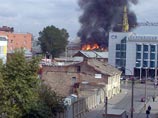 В Петербурге выгорело 1,5 тыс. кв. м построек  Балтийского железнодорожного узла (ФОТО)