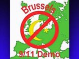 Десятки человек задержаны полицией в Бельгии во время запрещенной властями манифестации против исламизации Европы