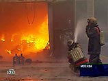В Москве сгорело  650 квадратных метров техцентра