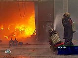В Москве горит 800 квадратных метров техцентра В Москве горит 800 квадратных метров техцентра