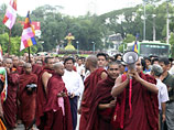 В Мьянме буддистские монахи продолжают выступления против хунты