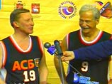 Грызлов и Иванов в Перми обыграли студентов в баскетбол