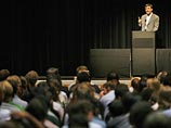 Президент Ирана Махмуд Ахмади Нежад выступил в понедельник в Колумбийском университете, где столкнулся с резкой критикой