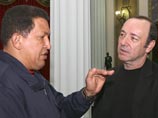 Актер Кевин Спейси поужинал с президентом Венесуэлы Уго Чавесом