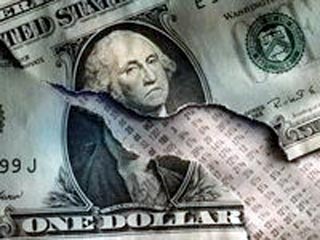 Доллар упал на 25% со своего максимального значения по отношению к корзине валют основных торговых партнеров США
