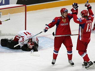 Сборная России победно стартовала в Еврохоккей туре
