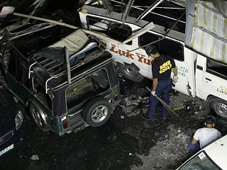 Мощный взрыв прогремел во вторник в Маниле, столице островного государства Филиппины