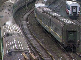 Один вагон пассажирского поезда Адлер - Пермь в субботу утром сошел с рельсов при въезде на железнодорожную станцию Котельниково