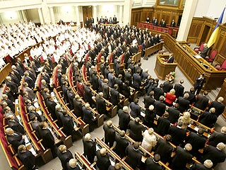 Украинская рада избирает спикера и создает правящую коалицию