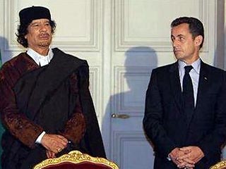 Приезд Муаммара Каддафи вызвал во Франции ожесточенные споры