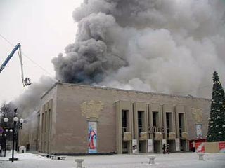 2 января в Пензе сгорел областной драматический театр