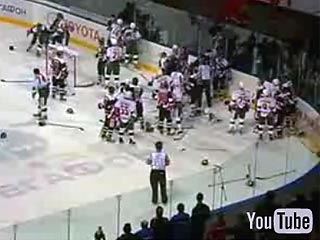 Хоккеисты побили в Казани рекорд НХЛ, устроив беспрецедентную драку 
