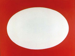 Одна из работ созданной в 1992 году художественного проекта "Яйцеквадраты"