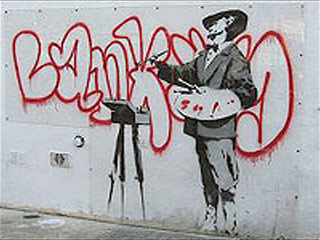 Кусок стены с граффити Бэнкси продан на e-Bay за 400 тыс. долларов 