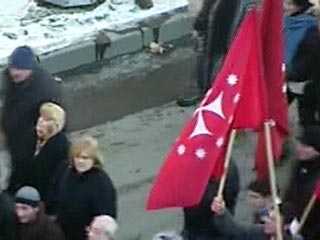 Объединенная грузинская оппозиция завершила митинг на тбилисском ипподроме в знак протеста против инаугурации президента Михаила Саакашвили