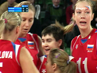 Волейболистки сборной России завоевали путевку на Олимпиаду-2008