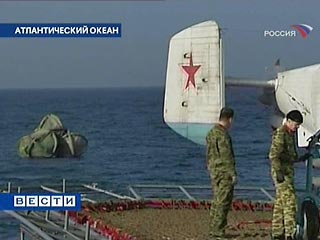 Группа ВМФ РФ в Бискайском заливе отработала взаимодействие с самолетами Северного флота Ту-142