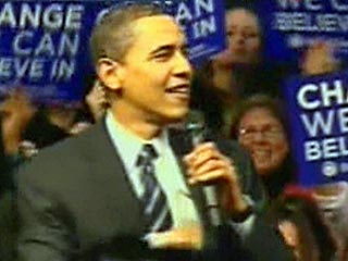 Сенатор Барак Обама победил на состоявшихся в штате Луизиана в субботу промежуточных президентских выборах - "праймериз" - у демократов, одержав третью победу за этот день