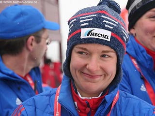 Екатерина Юрьева выиграла индивидуальную гонку на ЧМ по биатлону