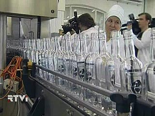 Россия в январе 2008 года снизила производство водки и ликероводочных изделий на 18,3%