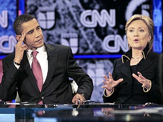 На дебатах в Техасе Клинтон обвинила Обаму в плагиате