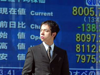 Резким ростом котировок завершалась в понедельник торговая сессия на Токийской фондовой бирже