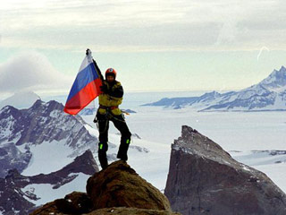 На карте Антарктиды российские альпинисты сделали новые пометки