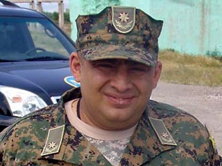 Командующий миротворческими операциями Вооруженных сил Грузии генерал Мамука Курашвили 