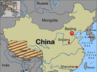 Беспорядки вспыхнули в административном центре Тибетского автономного района Китая городе Лхасе