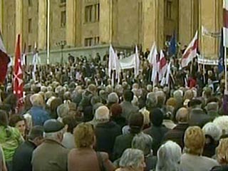Грузинская оппозиция собирает у парламента новый митинг протеста