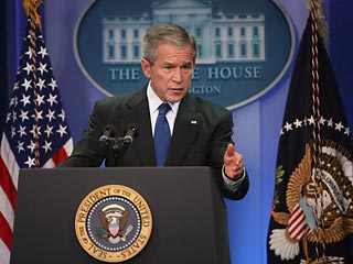 Буш обсудит с финансовым руководством США обвал рынков, произошедший из-за разорения банка Bear Stearns