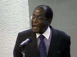 Президент Зимбабве Роберт Мугабе, выступивший с осуждающей речью в адрес Великобритании, сравнил британского премьер-министра Гордона Брауна с крохотной точкой