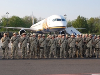 В Афганистан из польского города Щецина вылетели 340 военнослужащих третьей смены национального военного контингента
