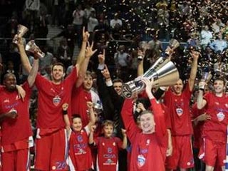 Российский баскетбольный клуб ЦСКА в четвертый раз стал сильнейшим в Старом Свете