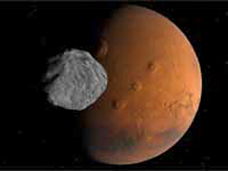 Один из спутников Марса - Фобос через несколько миллионов лет будет разорван гравитацией своей планеты и превратится в кольцо, подобное кольцу Сатурна