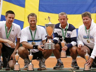 Россияне все-таки уступили шведам в финале чемпионата мира по теннису