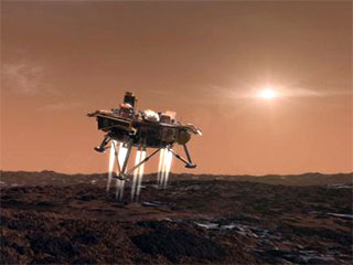 Американский космический аппарат "Феникс" успешно осуществил посадку в районе северного полюса Марса