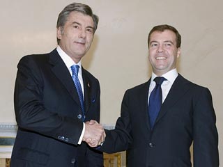 Медведев и Ющенко обсудили цену на газ для Украины: она вырастет вдвое