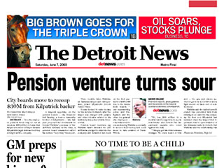 В пятницу утром Detroit News удивил американцев статьей под заголовком "Клинтон и Усама встречаются для обсуждения объединения"