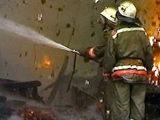 В Иркутской области пожарные борются с огнем в одном из поселков, уже сгорело семь домов