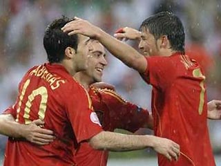 Фаворитом на ЕВРО-2008 у букмекеров стала Испания 
