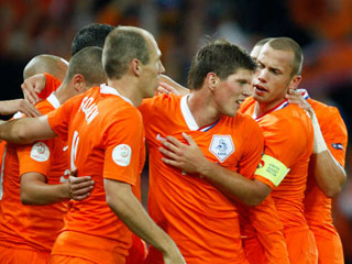 Букмекеры назвали сборную Голландии фаворитом ЕВРО-2008