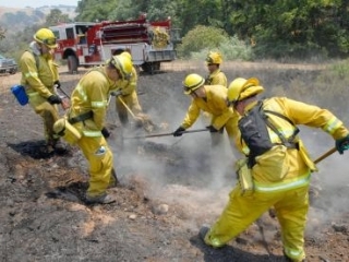 Пожарные из трех американских штатов ведут борьбу с мощными лесными пожарами на севере Калифорнии. К калифорнийским брандмейстерам присоединились их коллеги из соседних Орегона и Невады