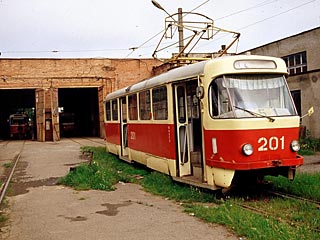 Угнанный трамвай возвращен в депо одного из районов Владикавказа